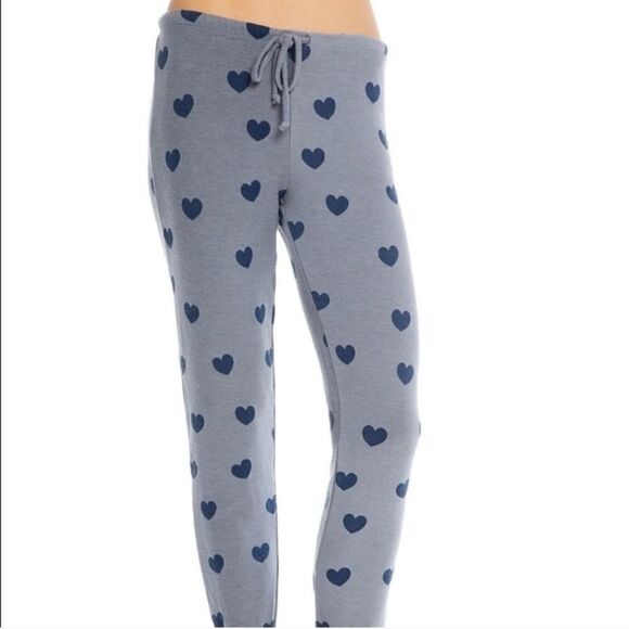 NWT Chaser Blue Hearts joggers C29 - Picture 2 of 8